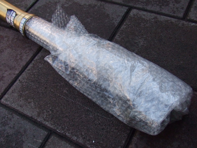 フロントフォークの梱包方法